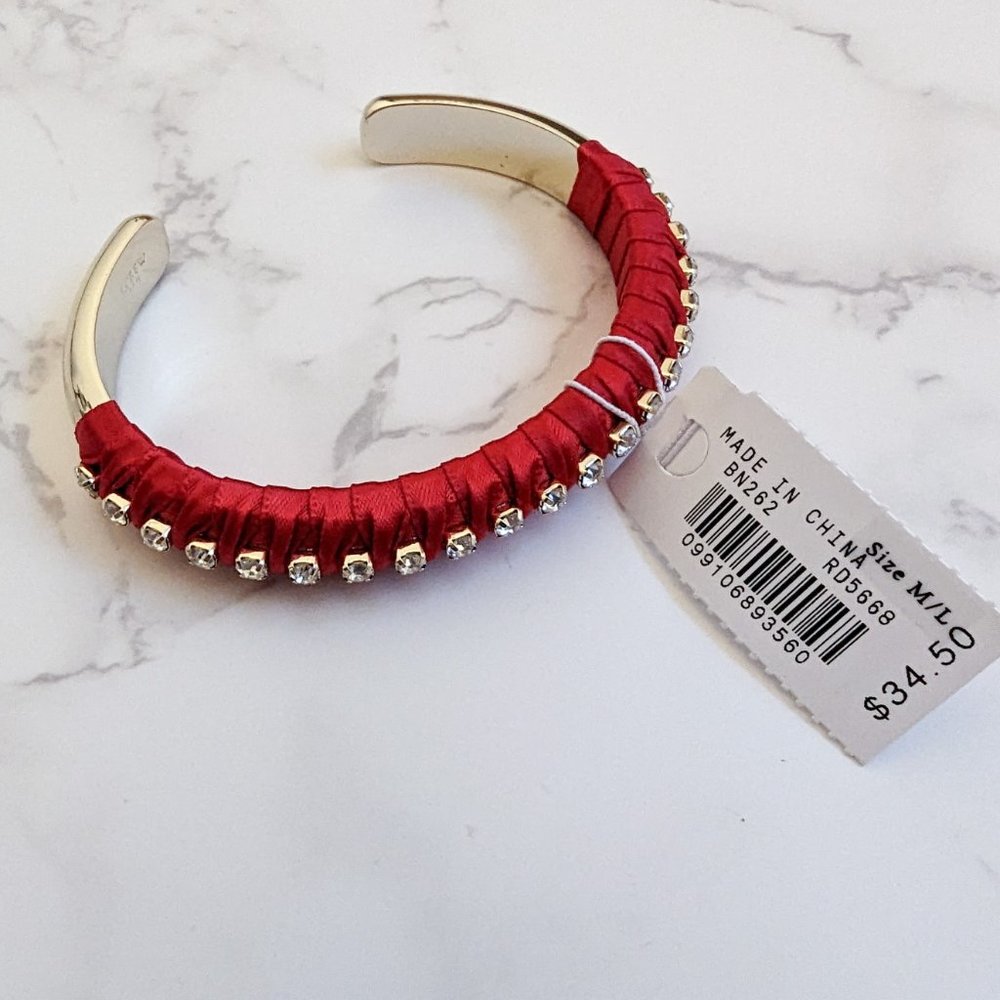 J.Crew Factory Ribbon-Wrapped Cuff Bracelet - Picture 5 of 5